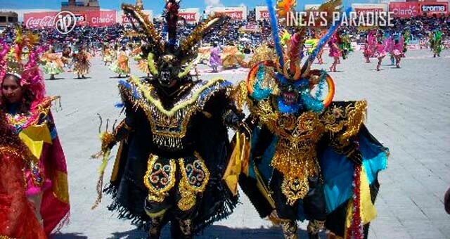 DANZA DIABLADA POR LA FESTIVIDAD DE LA VIRGEN DE LA CANDELARIA